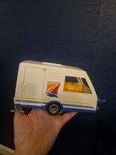 Vacation & Leisure Camping Trailer Set Playmobil 7503  Incomplete