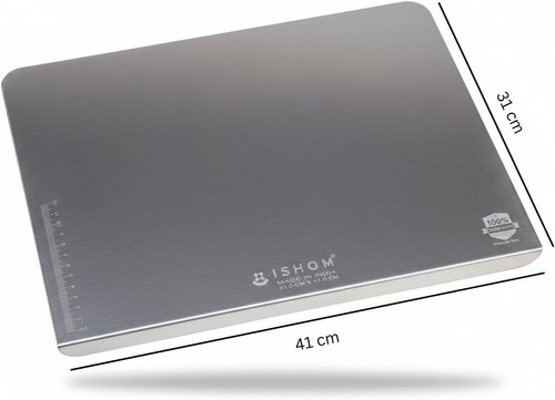 Stainless steel chopping board - steel,