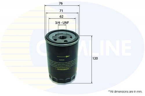 Engine oil filter - engine, for