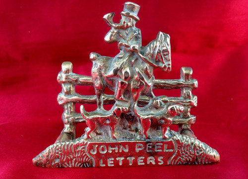Vintage brass john peel letter - vintage,