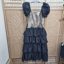 Vintage 1980's Black & Gold