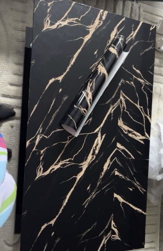 Black gold marble - black/gold,
