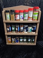 Wooden Rustic Herb Spice Rack