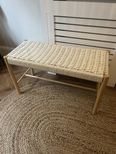 Wooden pine long - -, woven