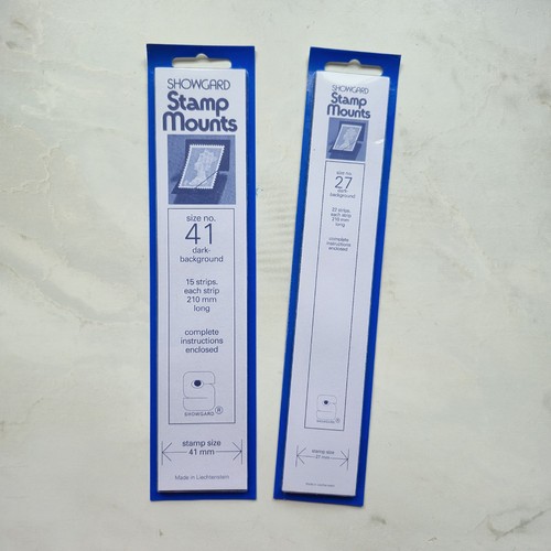 Showgard stamp mounts lot - showgard,
