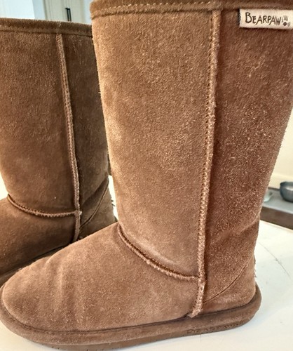 Bear paw girls tall boots - paw,
