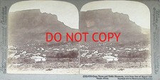 Cape Town and Table Mountain Stereoview Card Photograph (105)
