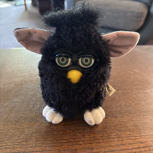 Original 1998 furby rare black - original,