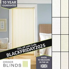 Textured 89mm Vertical Blinds - Complete Made to Measure Vertical Blinds