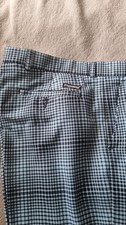stromberg golf trousers 36S BLUE CHCK