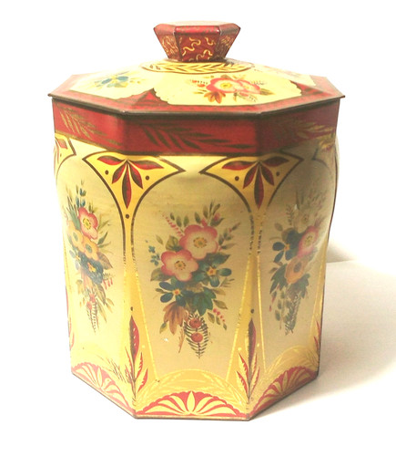 Vintage tin candy tea - candy,