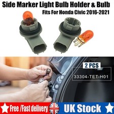 2PCS Gray Side Marker Light