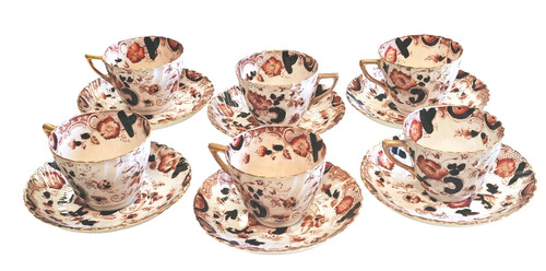Imari cups saucers - cups,