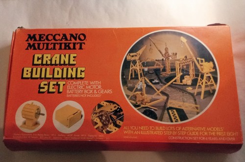 Meccano crane construction set - crane,