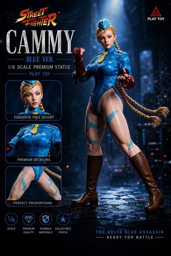 Street fighter cammy blue ver - street,