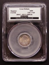 Sixpence 1899 Superb UNC