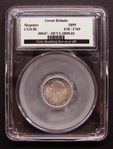Sixpence 1899 superb - sixpence,