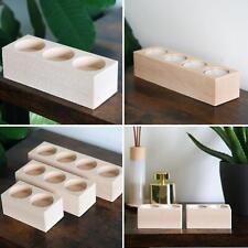 Wooden Tea Light Candle Holder