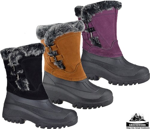 Ladies winter snow mucker - ladies,