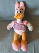 Walt Disney World Medium Daisy Duck Fluffy Soft Toy Plush Teddy GC