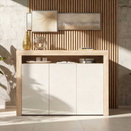 155cm modern oak matt - 155cm, white