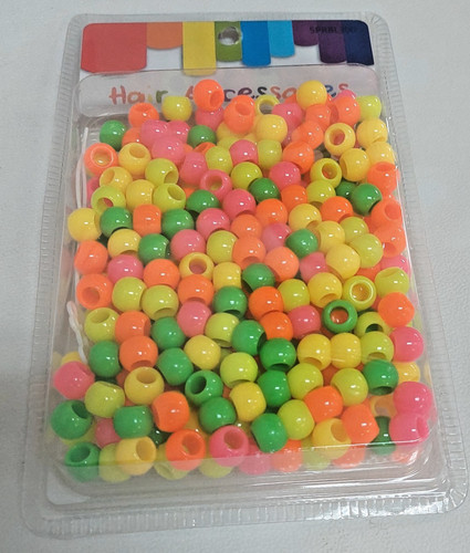 Medium size hair beads - size,