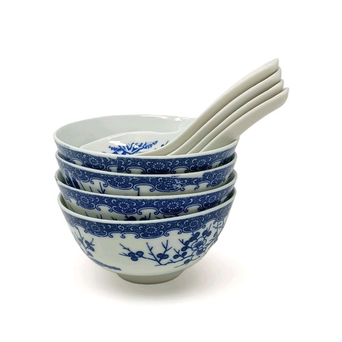 Chinese porcelain rice - rice, soup