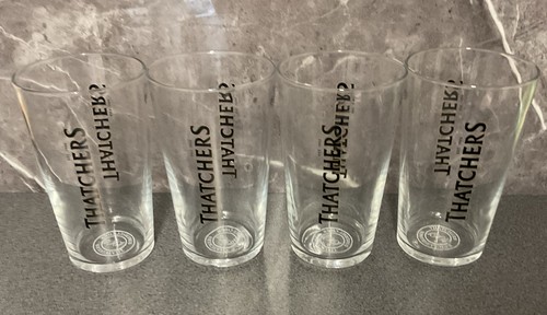 Thatchers cider pint glasses - thatchers,