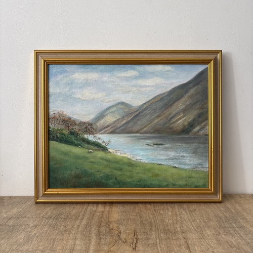 Vintage rustic oil board - vintage,