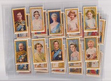 Kensitas Cigarette cards Coronation series WO J Wix (1937) Full set of 50  VGC