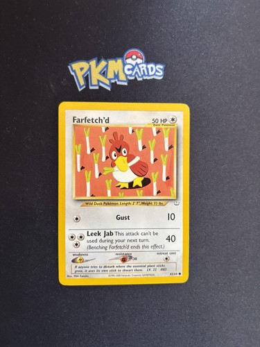 Pokémon tcg farfetch neo - pokémon, farfetch'd