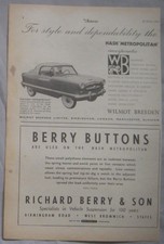 1954 Nash Metropolitan Original advert