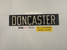 Doncaster - Ribble Vintage  Destination Bus Blind 27” 1960’s - Gift