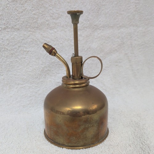 Vintage brass plant - plant, mister