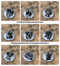 Dog breed keyring - breed, keychain