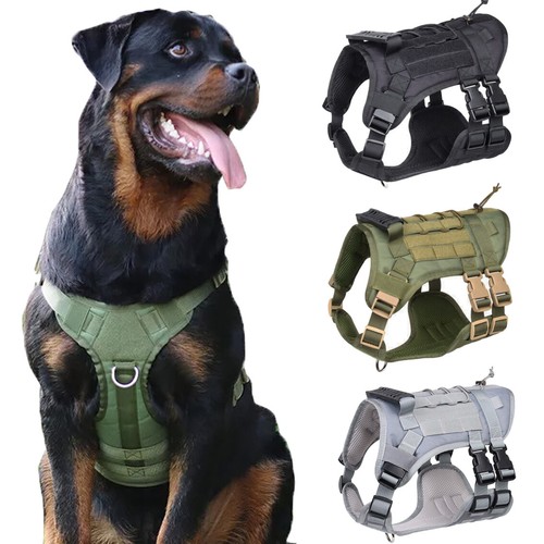 Tactical dog harness with - harness,