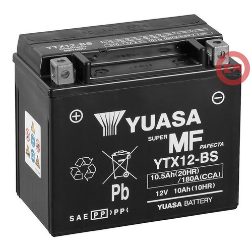 Yuasa ytx12 12v 10ah - yuasa,