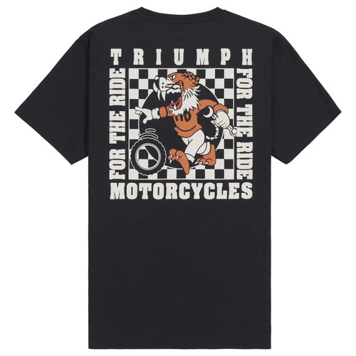 Triumph new boots tee black - boots,