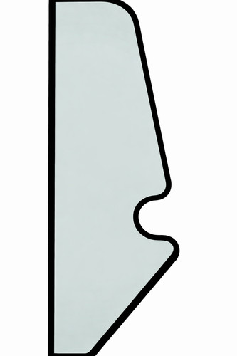 Cabin side rear glass - cabin,