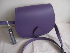 Zatchels Leather Saddle Bag