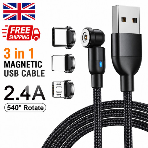 Magnetic usb cable 3a - in,