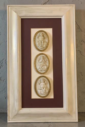 Stunning vintage cherub cameo - vintage,