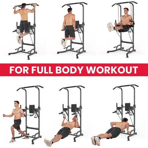 Power tower dip station pull - dip,