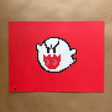 Olly Moss Double Ghost Pac Man Art Print Poster Signed Numbered Mondo Rare