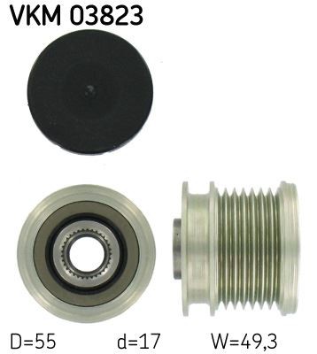 Alternator freewheel clutch - alternator,