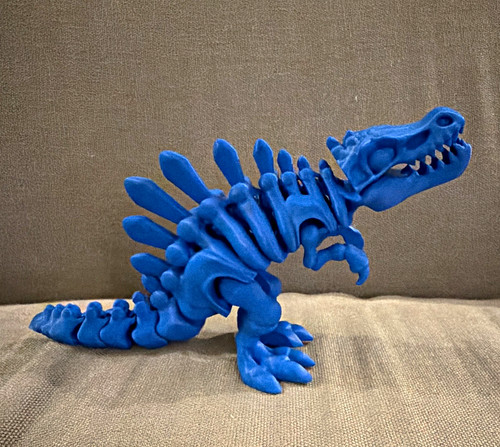 Printed dinosaur skeleton - printed,