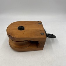 Vintage Wooden Shipyard Block
