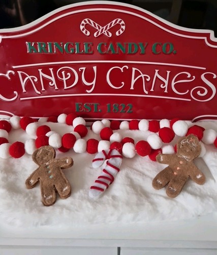 Christmas tree candy cane red - christmas,
