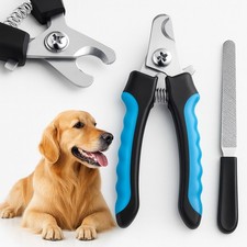 Professional Dog Cat Nail/Claw Clippers  File Set  Stainless Steel Pet Accessory