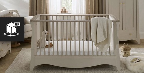 Clara cot bed cashmere - bed,